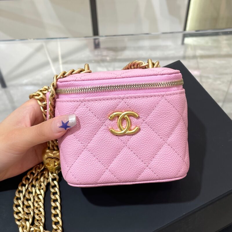 Replica CHANEL 23P Lipstick Bag Pink 9 Replica CHANEL 23P Lipstick Bag Pink - high-quality designer bag clone