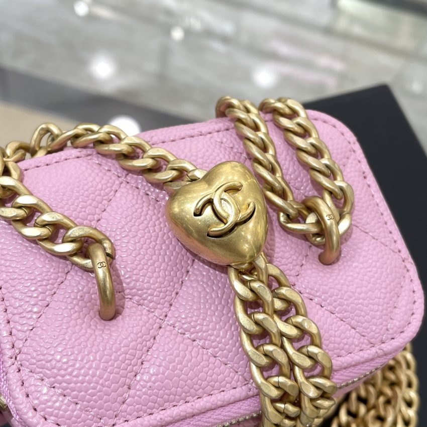 Replica CHANEL 23P Lipstick Bag Pink 10 Replica CHANEL 23P Lipstick Bag Pink - best-selling designer handbag dupe