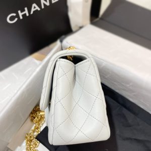 Replica CHANEL 23S Camellia Square Light Blue 2 Replica CHANEL 23S Camellia Square Light Blue - premium-grade designer purse dupe
