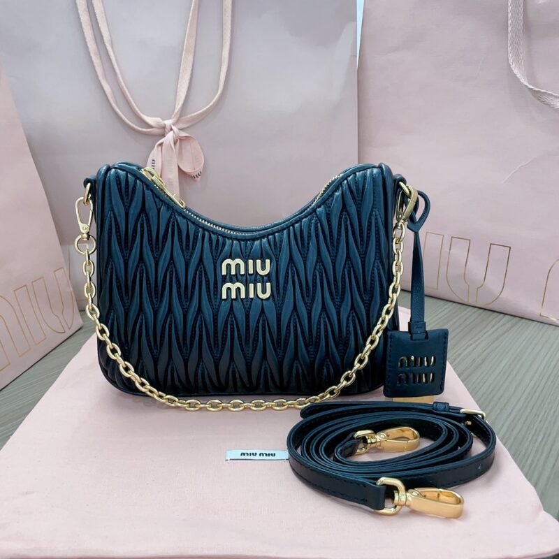 Replica Miu Miu Matelassé Black 4 Replica Miu Miu Matelassé Black - premium 1:1 fake handbag model