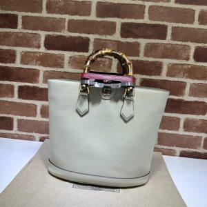 Replica Gucci Diana Medium Tote Bag White 3 Replica Gucci Diana Medium Tote Bag White - ultra-realistic fake designer tote