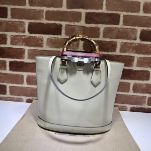 Replica Gucci Diana Medium Tote Bag White 8 Replica Gucci Diana Medium Tote Bag White - best quality luxury bag dupe
