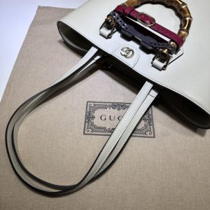 Replica Gucci Diana Medium Tote Bag White 9 Replica Gucci Diana Medium Tote Bag White - best quality luxury bag dupe
