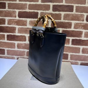 Replica Gucci Diana Medium Tote Bag Black 8 Replica Gucci Diana Medium Tote Bag Black - near-authentic luxury replica handbag