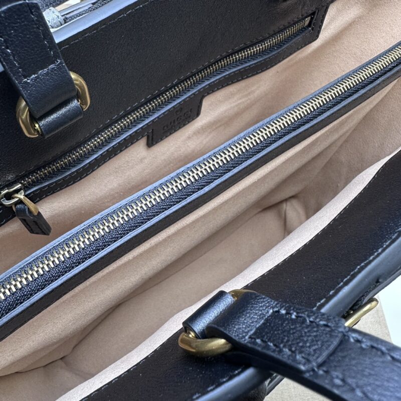 Replica Gucci Diana Medium Tote Bag Black 5 Replica Gucci Diana Medium Tote Bag Black - top-rated replica designer bag
