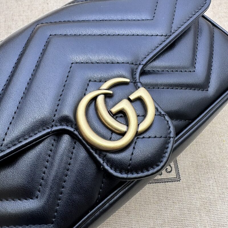 Replica Gucci Matelassé Mini Black 5 Replica Gucci Matelassé Mini Black - top-rated replica designer bag