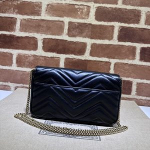 Replica Gucci Matelassé Mini Black 6 Replica Gucci Matelassé Mini Black - premium 1:1 fake handbag model