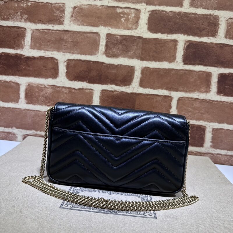 Replica Gucci Matelassé Mini Black 6 Replica Gucci Matelassé Mini Black - premium 1:1 fake handbag model