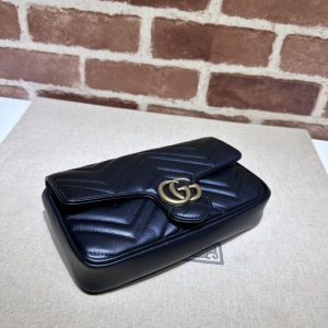 Replica Gucci Matelassé Mini Black 7 Replica Gucci Matelassé Mini Black - top-rated replica designer bag