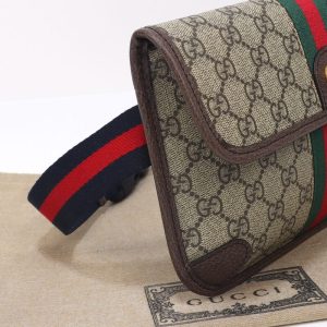 Replica Gucci Ophidia GG Small Waist Web 4 Replica Gucci Ophidia GG Small Waist Web - best quality luxury bag dupe