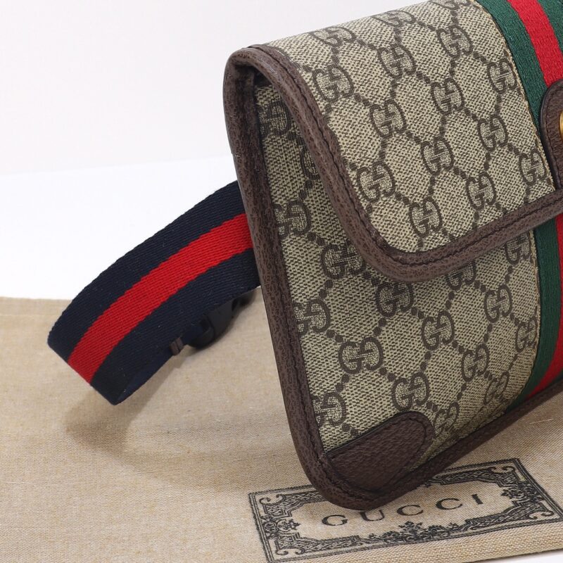 Replica Gucci Ophidia GG Small Waist Web 4 Replica Gucci Ophidia GG Small Waist Web - best quality luxury bag dupe