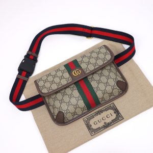 Replica Gucci Ophidia GG Small Waist Web 5 Replica Gucci Ophidia GG Small Waist Web - high-end fake designer purse
