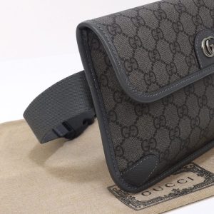 Replica Gucci Ophidia GG Small Waist Grey 5 Replica Gucci Ophidia GG Small Waist Grey - high-end fake designer purse