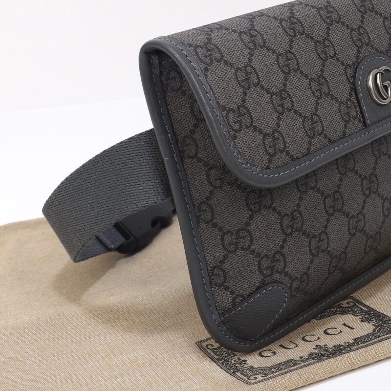 Replica Gucci Ophidia GG Small Waist Grey 5 Replica Gucci Ophidia GG Small Waist Grey - high-end fake designer purse