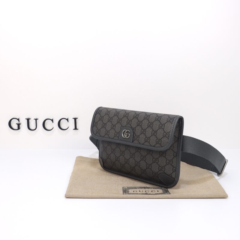 Replica Gucci Ophidia GG Small Waist Grey 6 Replica Gucci Ophidia GG Small Waist Grey - near-authentic luxury replica handbag