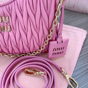 Replica Miu Miu Matelassé Pink 2 Replica Miu Miu Matelassé Pink - elite superclone designer purse