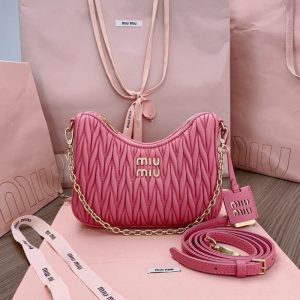 Replica Miu Miu Matelassé Pink 6 Replica Miu Miu Matelassé Pink - 1:1 designer replica handbag
