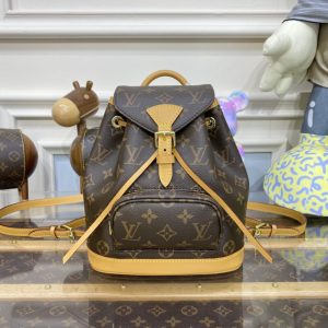 Replica Louis Vuitton Montsouris Brown 1 Replica Louis Vuitton Montsouris Brown - high-accuracy replica luxury purse