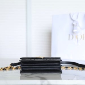 Replica Dior Miss Caro Black 3 Replica Dior Miss Caro Black - premium 1:1 fake handbag model