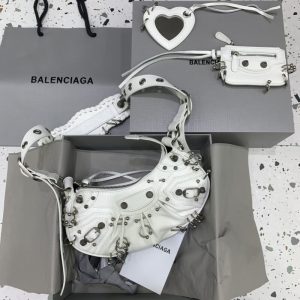 Replica Balenciaga Le Cagole White 1 Replica Balenciaga Le Cagole White - authentic-look luxury purse replica