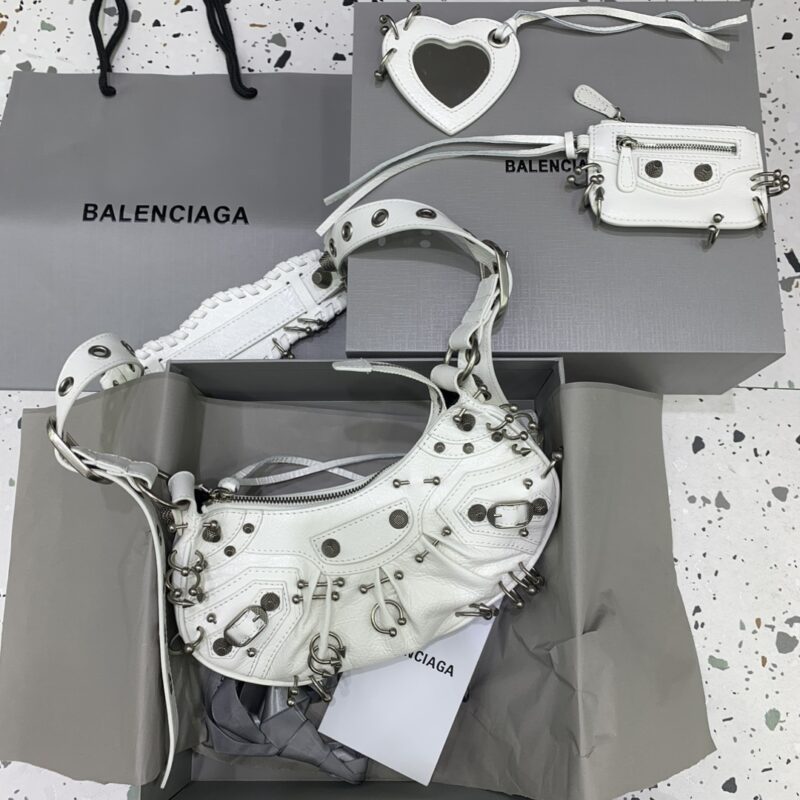 Replica Balenciaga Le Cagole White 1 Replica Balenciaga Le Cagole White - authentic-look luxury purse replica