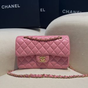 Replica CHANEL Classic Flap 23cm Pink 1 Replica CHANEL Classic Flap 23cm Pink - 1:1 designer replica handbag