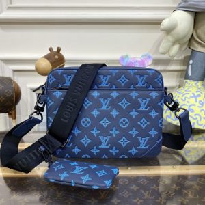 Replica Louis Vuitton Trio Messenger Blue 1 Replica Louis Vuitton Trio Messenger Blue - best quality luxury bag dupe