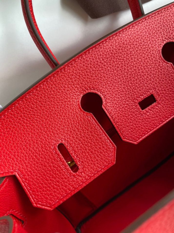 Replica Hermes Birkin Red Togo Gold 2 Replica Hermes Birkin Red Togo Gold - 1:1 designer replica handbag