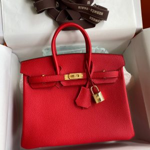 Replica Hermes Birkin Red Togo Gold 1 Replica Hermes Birkin Red Togo Gold - top-rated replica designer bag