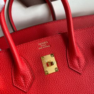 Replica Hermes Birkin Red Togo Gold 4 Replica Hermes Birkin Red Togo Gold - high-accuracy replica luxury purse
