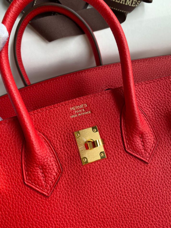 Replica Hermes Birkin Red Togo Gold 4 Replica Hermes Birkin Red Togo Gold - high-accuracy replica luxury purse
