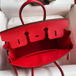 Replica Hermes Birkin Red Togo Gold 5 Replica Hermes Birkin Red Togo Gold - authentic-look luxury purse replica