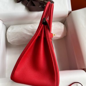 Replica Hermes Birkin Red Togo Gold 6 Replica Hermes Birkin Red Togo Gold - premium-grade designer purse dupe