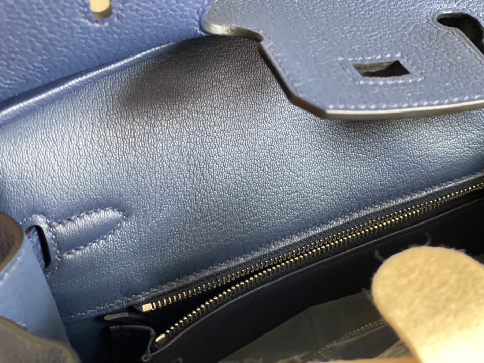 Replica Hermes Birkin Sapphire Blue Togo 2 Replica Hermes Birkin Sapphire Blue Togo - realistic designer-inspired fake bag