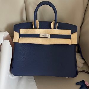 Replica Hermes Birkin Sapphire Blue Togo 6 Replica Hermes Birkin Sapphire Blue Togo - premium-grade designer purse dupe