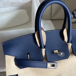 Replica Hermes Birkin Sapphire Blue Togo 8 Replica Hermes Birkin Sapphire Blue Togo - premium 1:1 fake handbag model