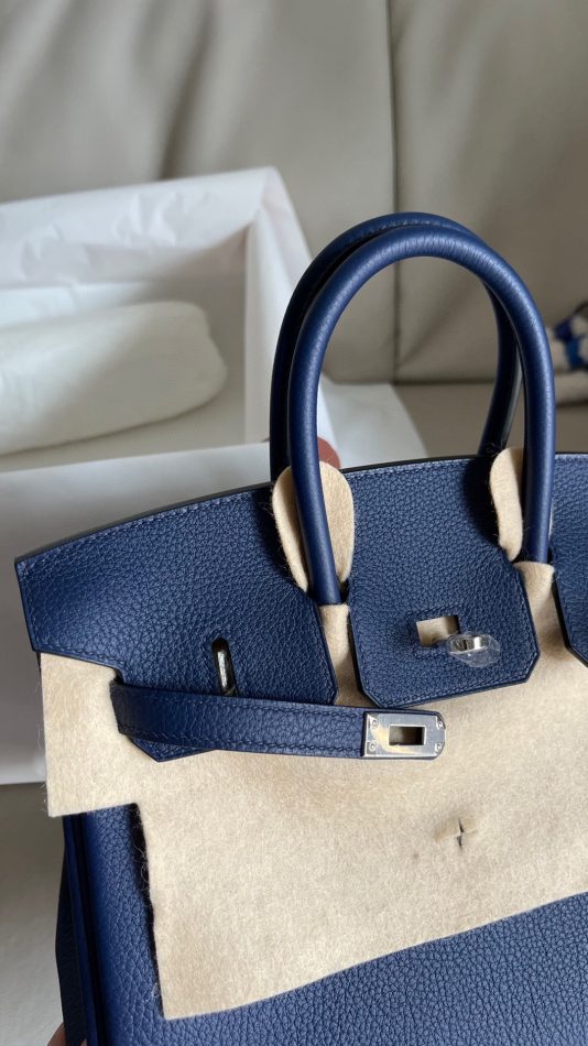 Replica Hermes Birkin Sapphire Blue Togo 8 Replica Hermes Birkin Sapphire Blue Togo - premium 1:1 fake handbag model