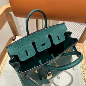 Replica Hermes Birkin Peacock Green Togo 2 Replica Hermes Birkin Peacock Green Togo - ultra-realistic fake designer tote