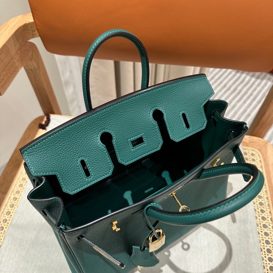 Replica Hermes Birkin Peacock Green Togo 2 Replica Hermes Birkin Peacock Green Togo - ultra-realistic fake designer tote