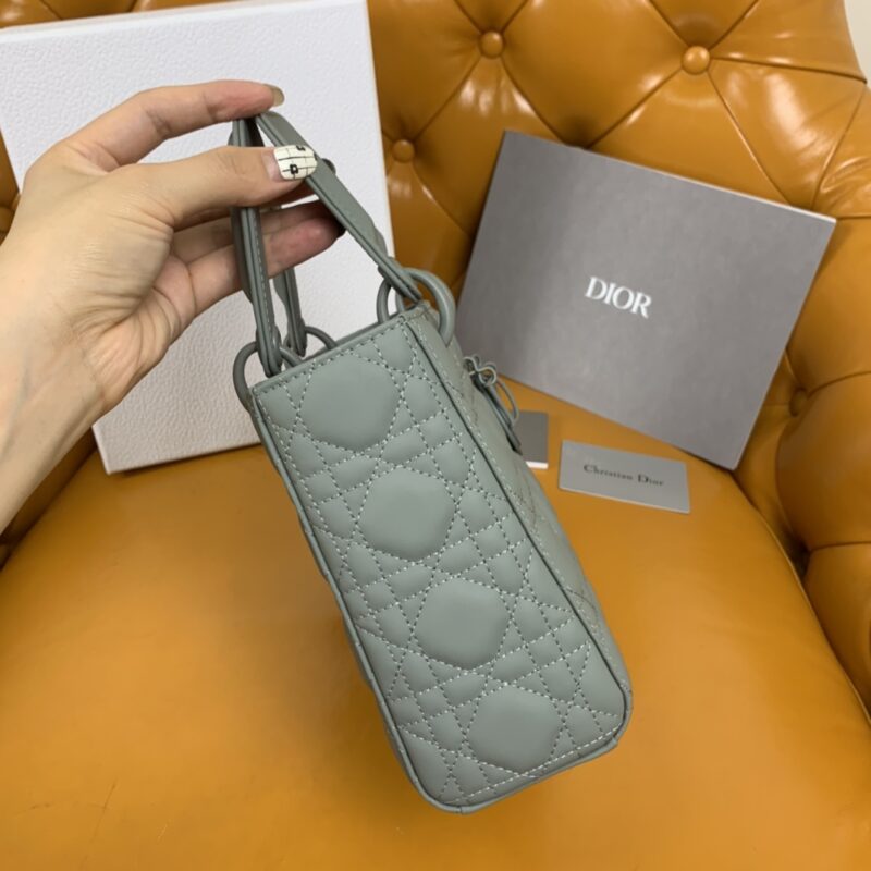 Replica Lady Dior Matte Grey ABC 3 Replica Lady Dior Matte Grey ABC - ultra-realistic fake designer tote