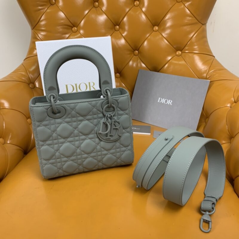 Replica Lady Dior Matte Grey ABC 1 Replica Lady Dior Matte Grey ABC - best quality luxury bag dupe