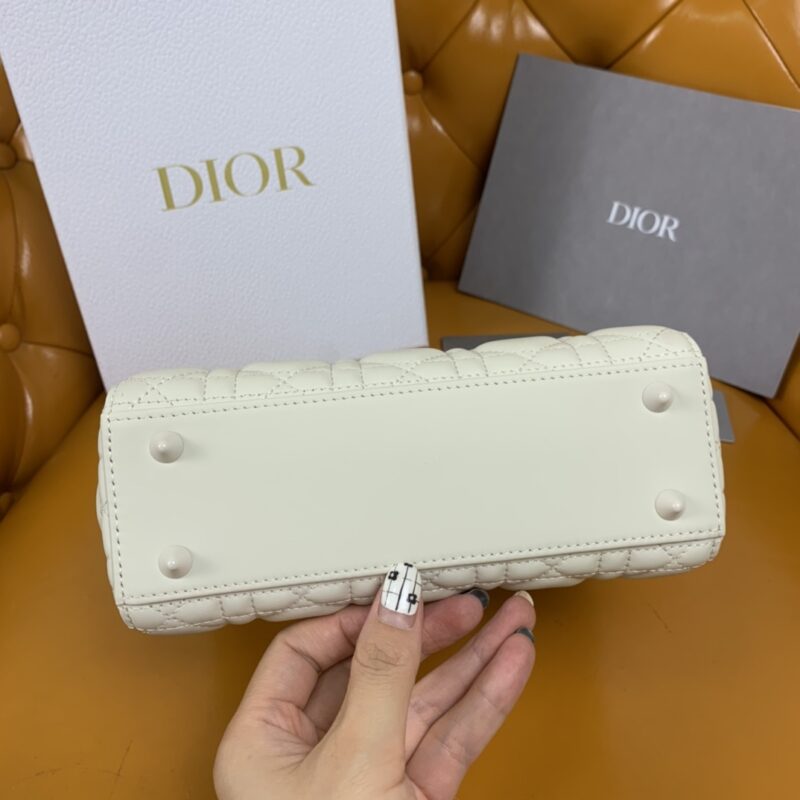 Replica Lady Dior Matte White ABC 4 Replica Lady Dior Matte White ABC - top-tier luxury replica shoulder bag