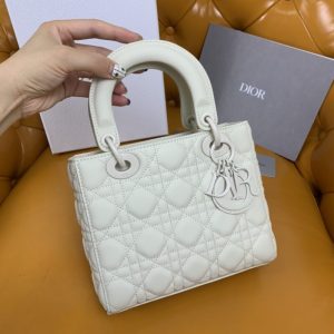 Replica Lady Dior Matte White ABC 5 Replica Lady Dior Matte White ABC - premium-grade designer purse dupe