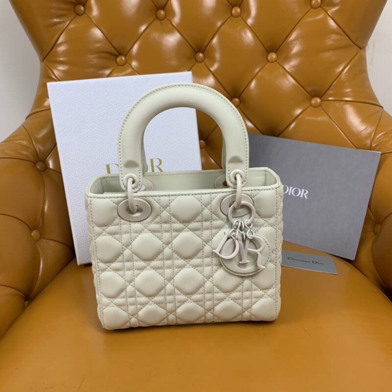 Replica Lady Dior Matte White ABC 2 Replica Lady Dior Matte White ABC - best quality luxury bag dupe