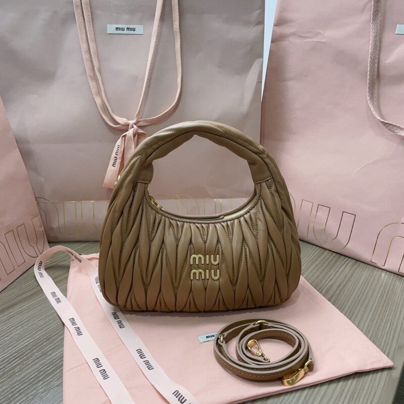 Replica Miu Miu Wander Brown 1 Replica Miu Miu Wander Brown - best quality luxury bag dupe