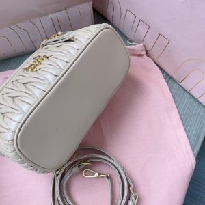 Replica Miu Miu Cosmetic Bag Beige 4 Replica Miu Miu Cosmetic Bag Beige - ultra-realistic fake designer tote