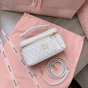 Replica Miu Miu Cosmetic Bag White 9 Replica Miu Miu Cosmetic Bag White - best-selling designer handbag dupe