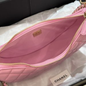Replica CHANEL 23P Crescent Bag Pink 4 Replica CHANEL 23P Crescent Bag Pink - premium-grade designer purse dupe