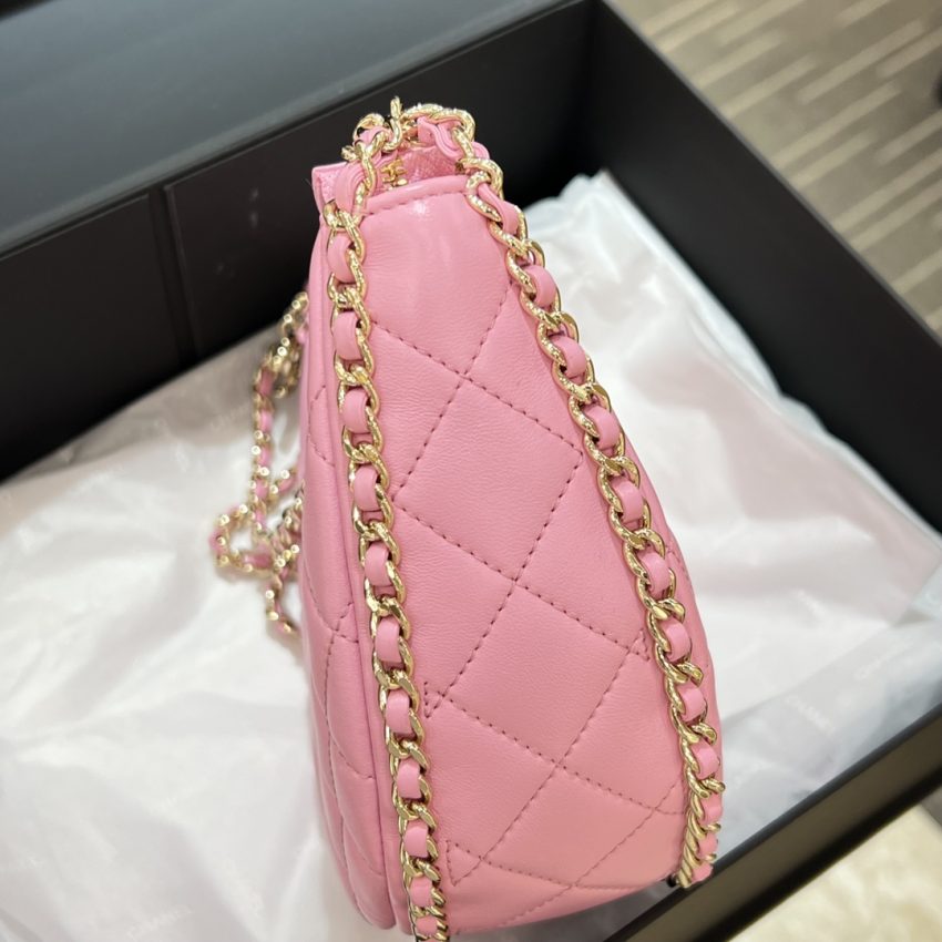 Replica CHANEL 23P Crescent Bag Pink 6 Replica CHANEL 23P Crescent Bag Pink - high-quality designer bag clone