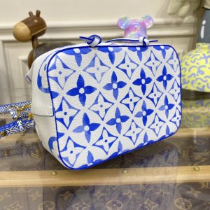 Replica Louis Vuitton NeoNoe BB White-Blue - high-accuracy replica luxury purse
